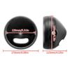 Black Motorcycle Headlight Headlamp Bucket Housing Bottom Mount 5.75''