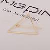 Big Card Exaggerated Girl Triangle Moon Hairpin Clip Hair Accessories Jewelry Hair Clips Geometric Shape Side Clip Headwear