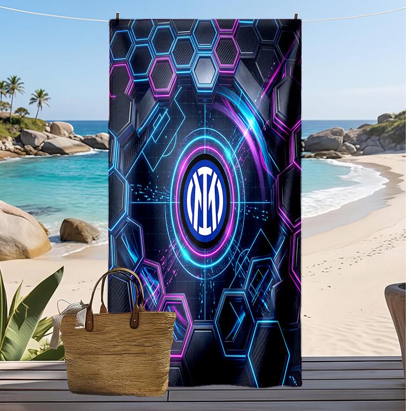 Borussia Dortmund Printed Beach Towel Quick Dry Soft TowelPortable Large Rectangular Beach Blanket for Travel Swimming Pool