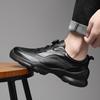 Light + Soft  New Outdoor Jogging Versatile Casual Shoes Leather Light Bottom Comfortable And Warm Men'S Sports