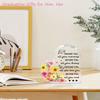 2D Flat, Heart-Shaped Acrylic Graduation Plaque, with Inspirational Quote, Suitable for Wall Decoration, Porch, Room, Villa, Accents Home, Hallway, or