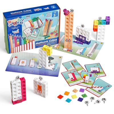 Numberblocks MathLink Cubes 155 Piece Activity Set 11-20 Cubes Math Toy for Ages 3+ with Japanese Instructions 94477-J Authentic