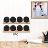 Hockey Puck Display Stand with Hooks Wall Mount Holder for Player Team Game Room