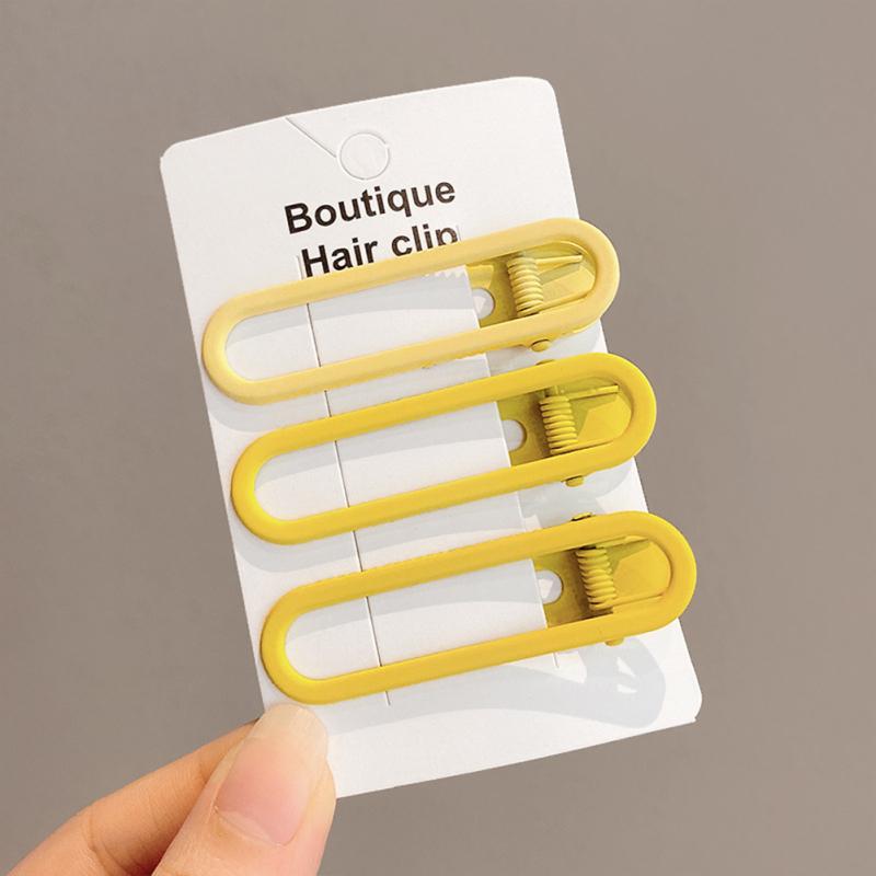 Women Hair Clip Ultra-tight Seamless Side Bangs Hairpin Korean Style Duckbill Makeup Hairpin