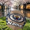 Custom Name Personalized Manchester City FC Print Umbrella, Auto Open Close, 8‑Rib Sturdy Frame, Commute Camping Hiking Use, Birthday Gift
