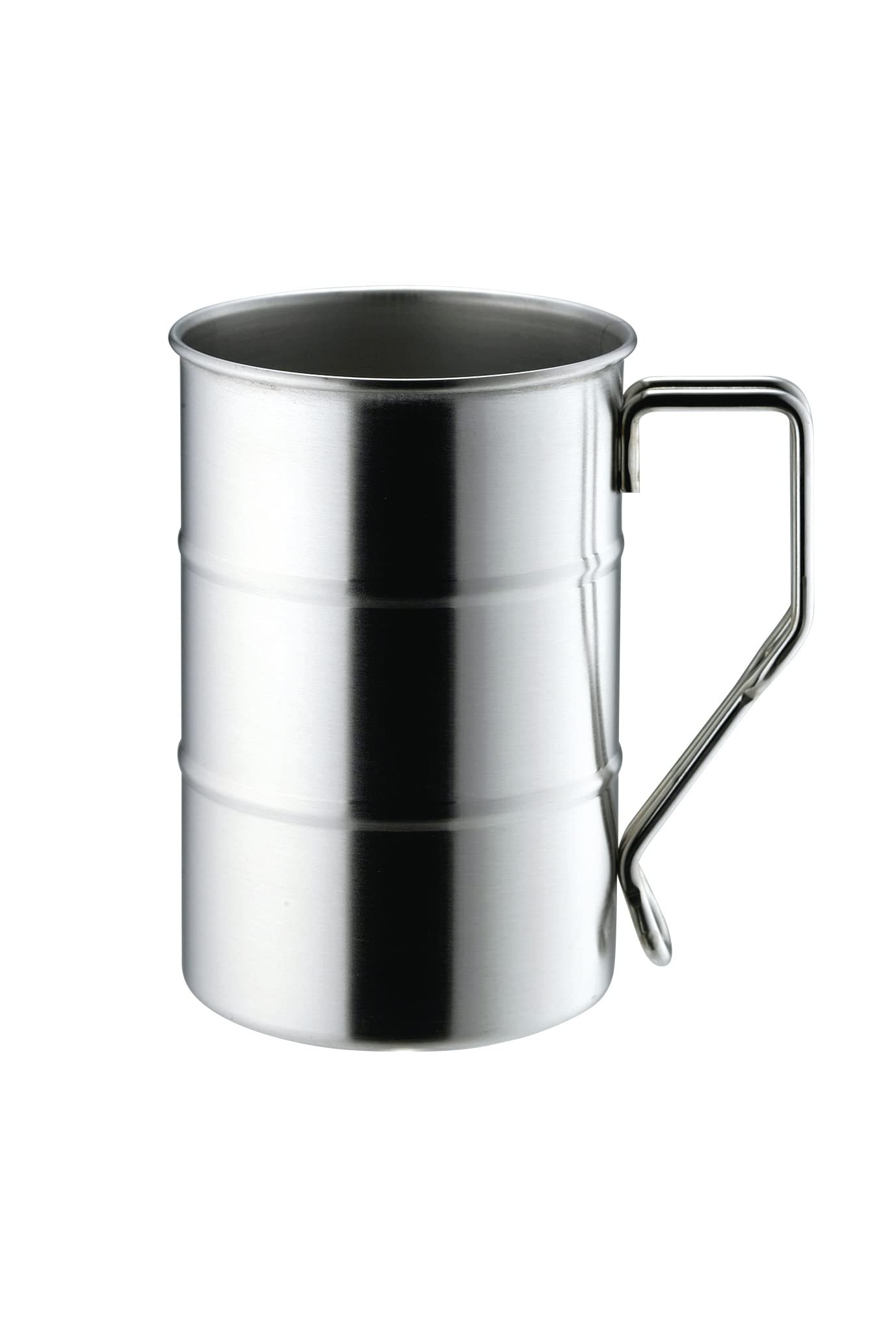

Takakuwa Metal Drum Mug Silver W10 007479 Size Approx. D7.3 H10.6
