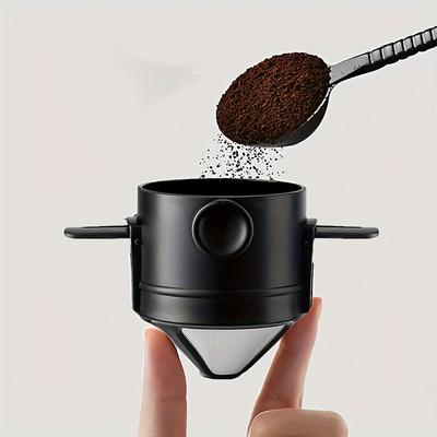 Tasse Filtre à Café Portable Réutilisable Verseur Filtre à Café Mini Pliable Sans Papier Goutteur à Café Pour Voyage Camping