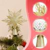 Christmas Tree Topper Projector Light Snowflake Holiday Decoration Bedroom Office Xmas Ornament