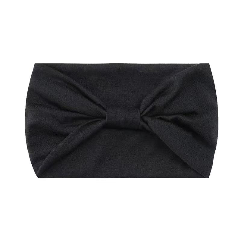 Solid Color Elastic Sport & Yoga Headband - Sweat-Absorbing Wide Edge Hair Tie & Fashion Accessory