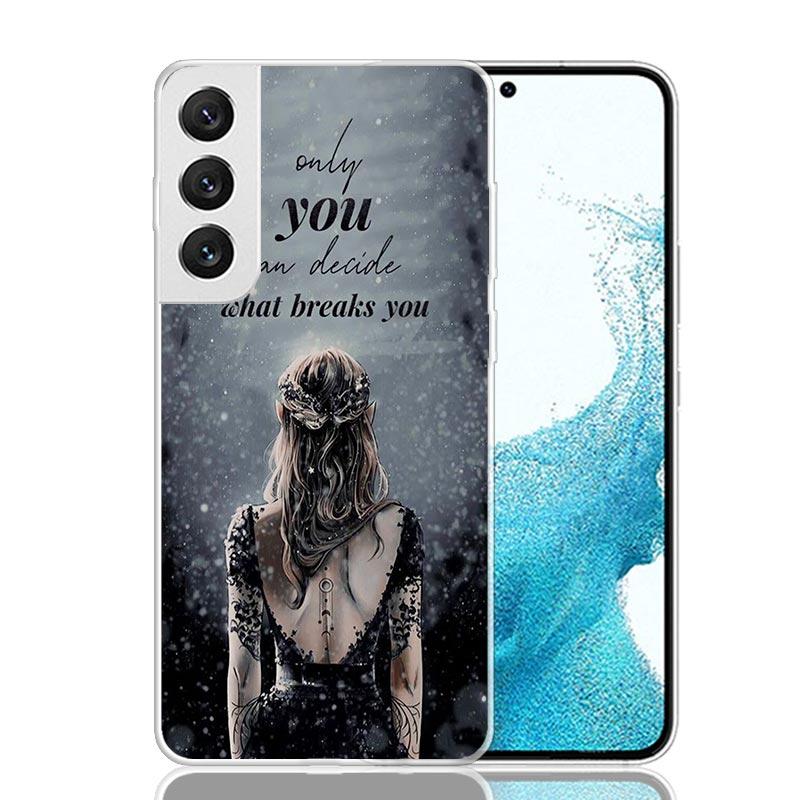 A Court Of Mist And Fury Phone Case For Samsung Galaxy S26 Ultra S23 S24 S25 Edge S20 FE S21 S22 Plus Soft Print Shell Cover Fun