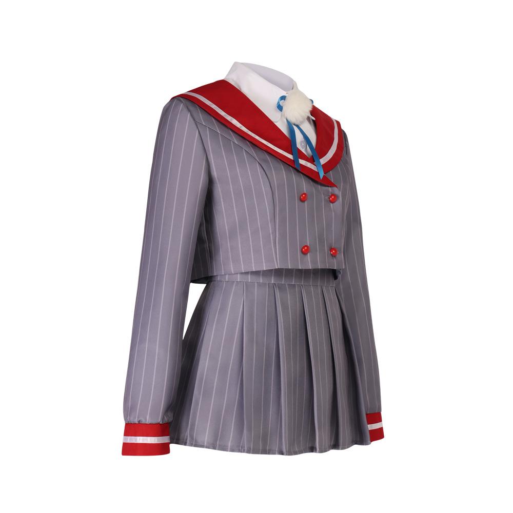 Anime Figuren vtuber Hololive Shigure Ui Cosplay Kostüm Jk Niedliches Uniformkleid Mit Hut Halloween Karnevalsparty Erwachsenenkleid Für