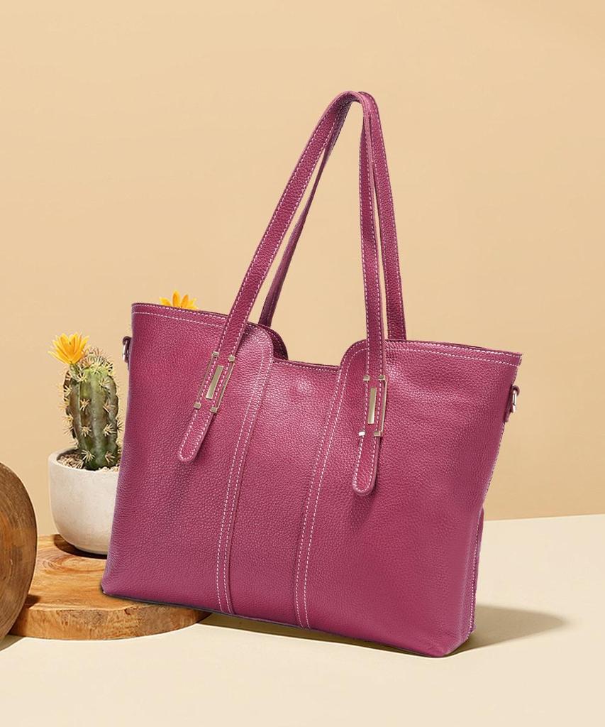 Zency Große Kapazität Damen Umhängetasche Retro Tote Geldbörse