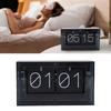 Retro Flip Down Clock 24 Hour Battery Powered Mechanical Vintage Clock for Family Office Desk Decoration
