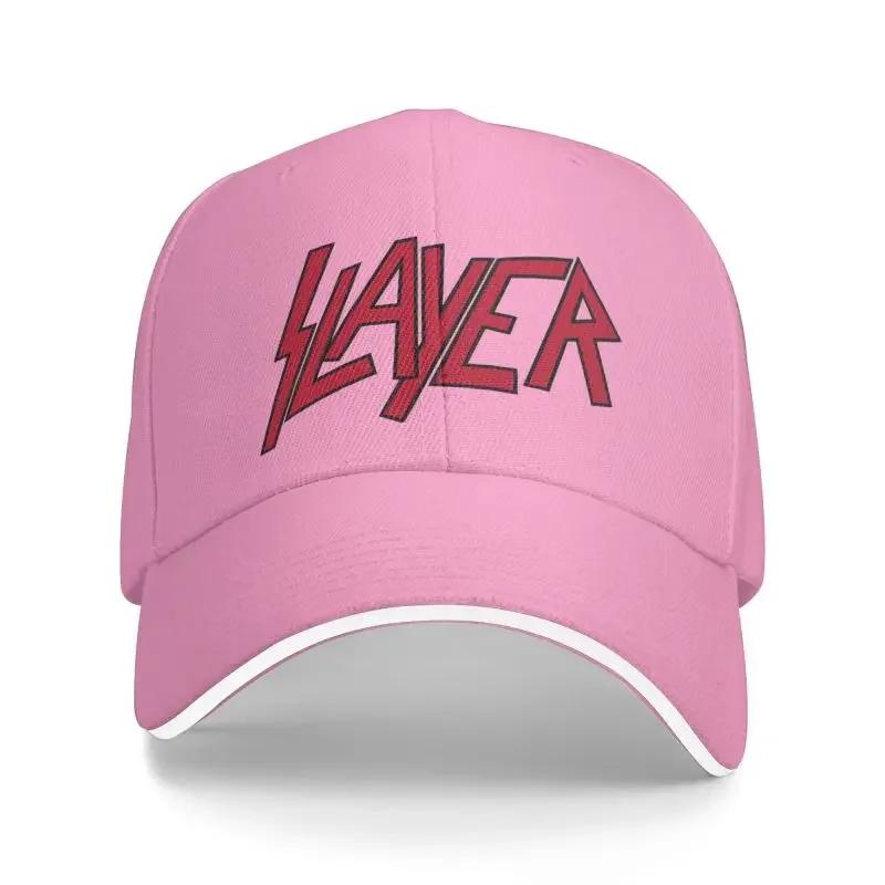 Individuelle schwere Slayers Thrash Metal Baseballkappe für Männer Frauen Verstellbar Rock Roll Band Papa Hut Outdoor