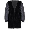 Winter Thick Fox Fur Collar Middle-aged and Elderly Woolen Woolen Coat Men's Cashmere Extended Style Detachable Liner Over the Knee Coat