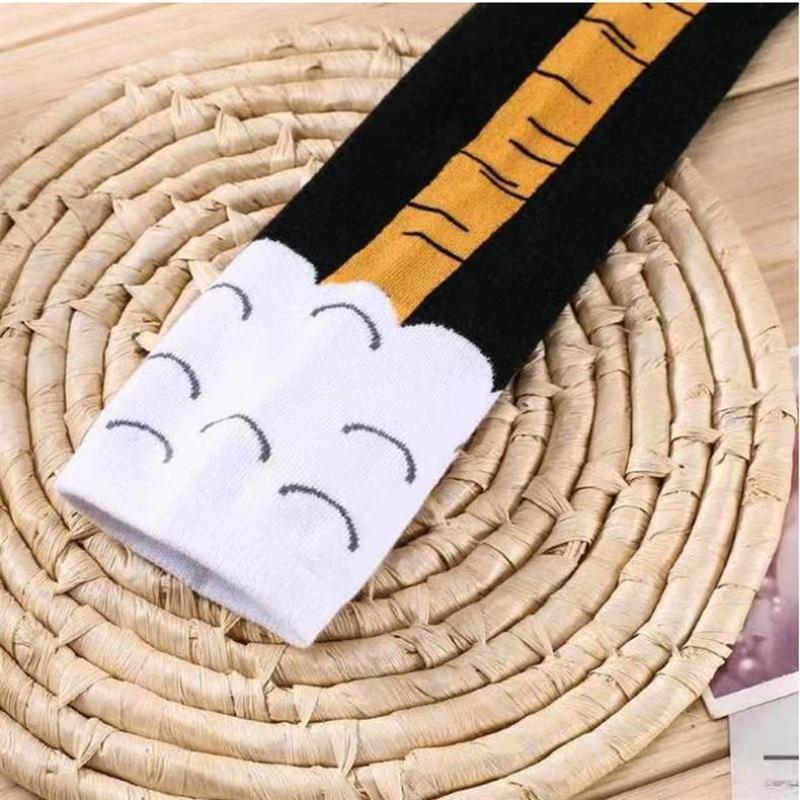Chicken Feet Socks Trendy Thin Summer Socks for Women Slimming Long JK Socks