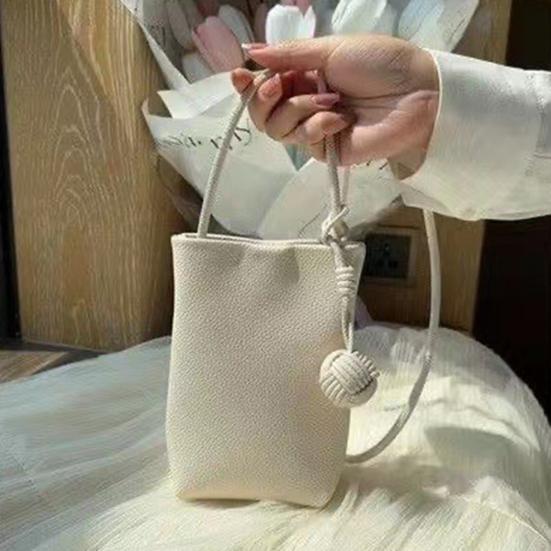 Women's Crossbody Phone Bag Solid Color Mini Messenger Bag Small Crossbody Purse Cell Phone Bag for Casual Outings Shopping Street