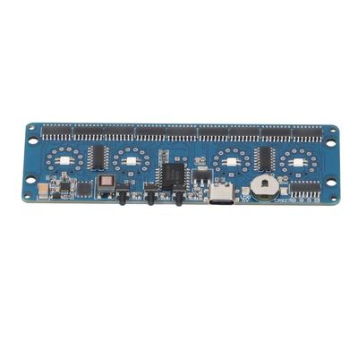 IN12 IN14 Nixie Glow Clock Module 4 Bit Digital Tube Circuit Board Backlight Color 12 24 Hour Switchin