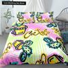 Cactus King Queen Duvet Cover Succulents Bedding Set for Kids Teens Adults Green Botanical Flowers 2/3pcs Polyester Quilt Cover
