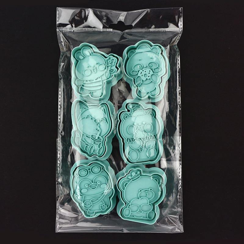 Набор 3D формочек для печенья: Рождество, Свадьба, День святого Валентина, Астронавт, Животное, НЛО, Пришелец, Монстр Morandi Green