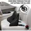 Benazcap 2 In 1 Lumbar Support Pillow for Car, Lower Back Support Pillow for Sciatica & Back Pain Relief, Memory Foam Seat Cushions for Car Seat,