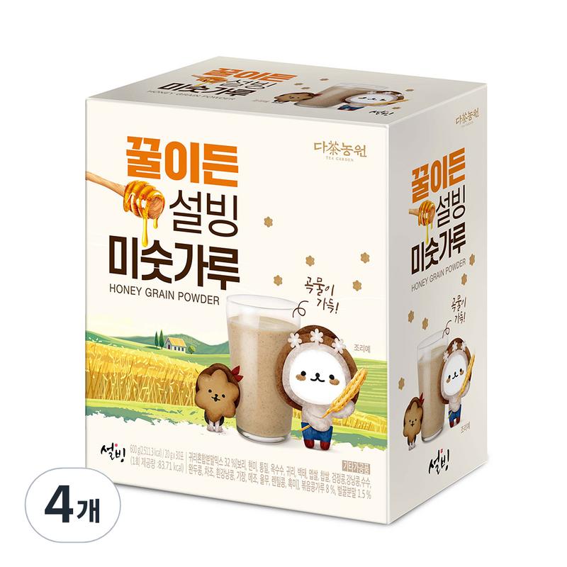 Danongwon Honeyden Sulbing Misut Powder 30p, 600g, 4 pieces