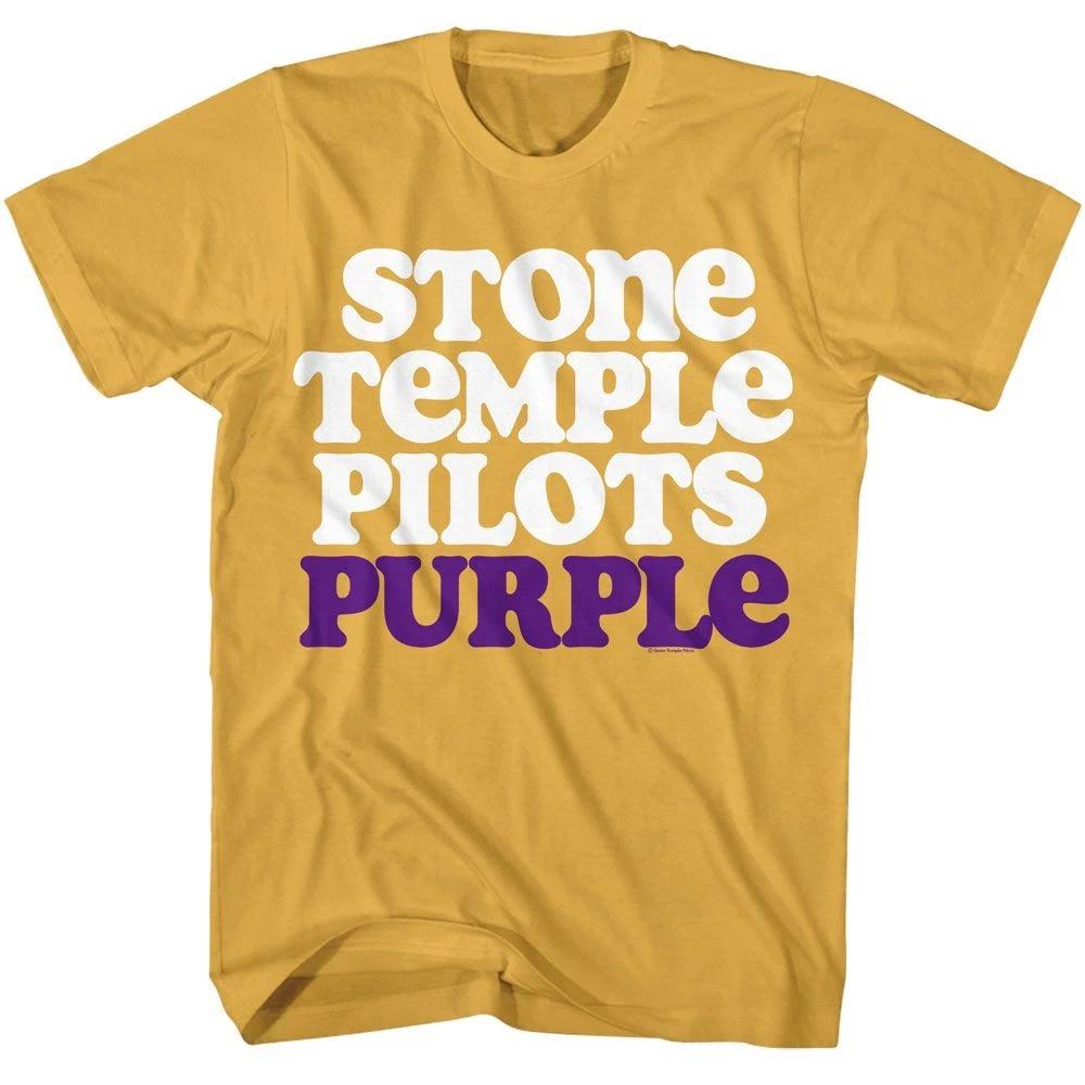 Stone Temple Pilots - Purple - American Classics - Solid Yellow Short Slee 130