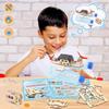 DIY Remote Control Wind Ship Model Wooden Assembling Electric Wind Powered Boat Science Experiment Kit Kids STEM Educational Toy
