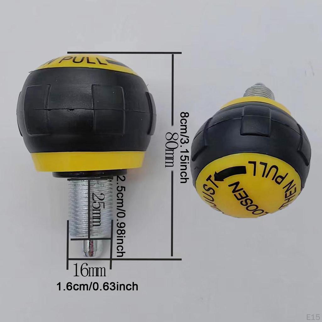 16MM Ergonomisk Trekkstiftknott for Erstatning av Treningssykkel Enkel Installasjon