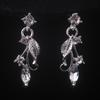 Hochwertige und elegante Brautaccessoires, Hochzeits-Halskette + Paar Ohrringe Set, Brautaccessoires, Brautkleid, Abendparty