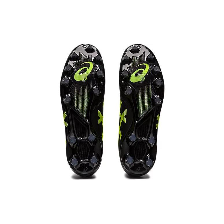 Asics Ds Light X-Fly Pro Shock Absorbing Durable Soccer Shoes Men Soccer Shoes Black Yellow 1101A025005