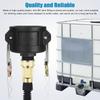 275 330 Gallon IBC Tote Water Tank Drain Adapter 2"Cam Lock for Garden Hose 3/4"