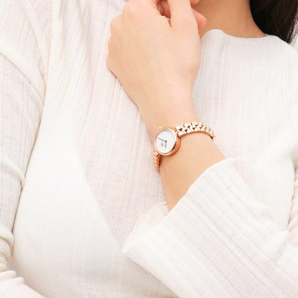 Daniel Wellington Women's ELAN LUMINE Cubic Index Metal Watch 22mm,Korean popular watches