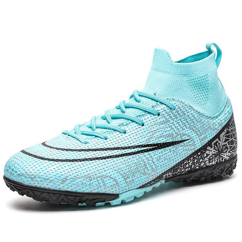 New Low-top Men's and Women's AG Long Nails Competition Football Shoes TF Broken Nails Children's Outdoor Sports Grass Football Shoes