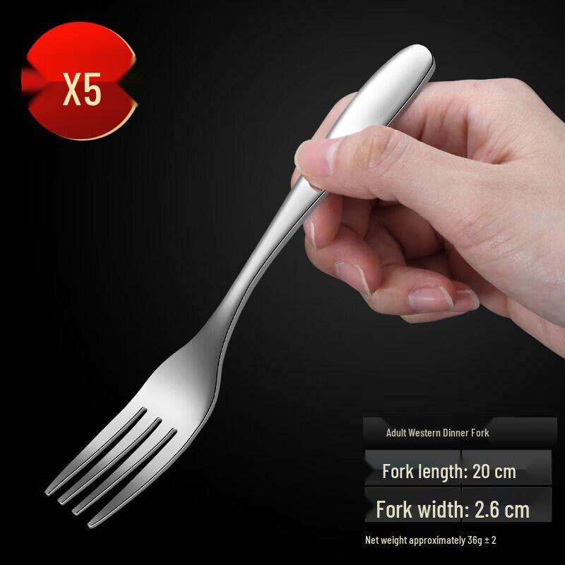 Qiwei 5-Piece Reusable Rice Husk Fruit Forks Set