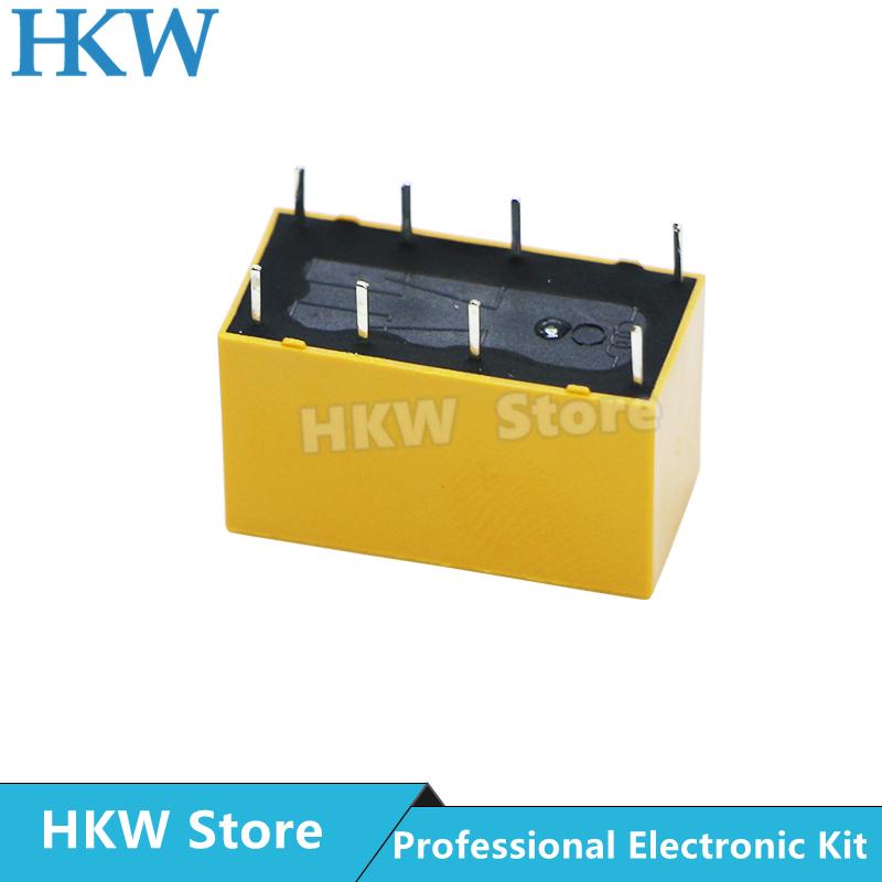 10pcs Coil DPDT Relays 8Pin 2NO 2NC Mini Power PCB Type HK19F HK19F-DC5V-SHG HK19F-DC12V-SHG HK19F-DC24V-SHG 3V 5V 9V 12V 24V Relays 5