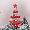 Office Hotel Christmas Wood Decoration Indoor Living Room Bedroom Tree Sign Showcase Ornament Reusable Festival Decor