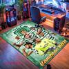 Sporting CP Teppich für Wohnzimmer Schlafzimmer Zuhause Sofadekoration, Rutschfeste Bodenmatte für Kinder zum Spielen