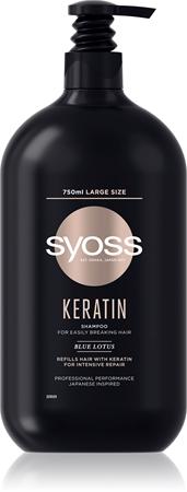 

Syoss Keratin anti-brittle hair shampoo TU прозрачный