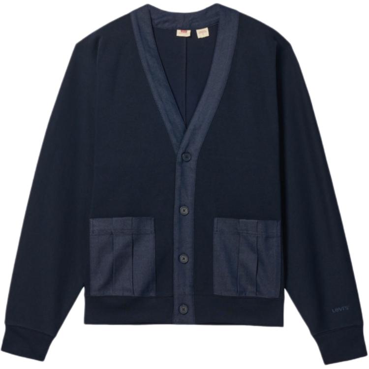 

Levis Повседневный Удобный Простой Универсальный Трикотажный Свитер с V-образным вырезом и длинным рукавом Мужской свитер 004ZL-0000 S