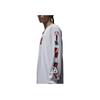 Jordan Round Neck Pullover Regular Fit Long Sleeve T-Shirt Men Tops White FD7018-100