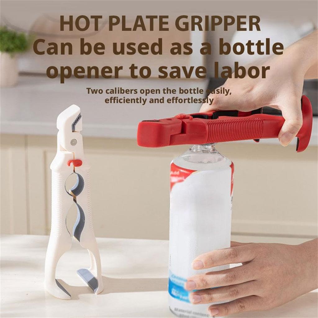 Scald Plate,Multi-Function -Scald Bowl Clip,Multi Angle Hot Plate Grippers Tongs,Bowl Clip Hot Dish,Kitchen Utensil