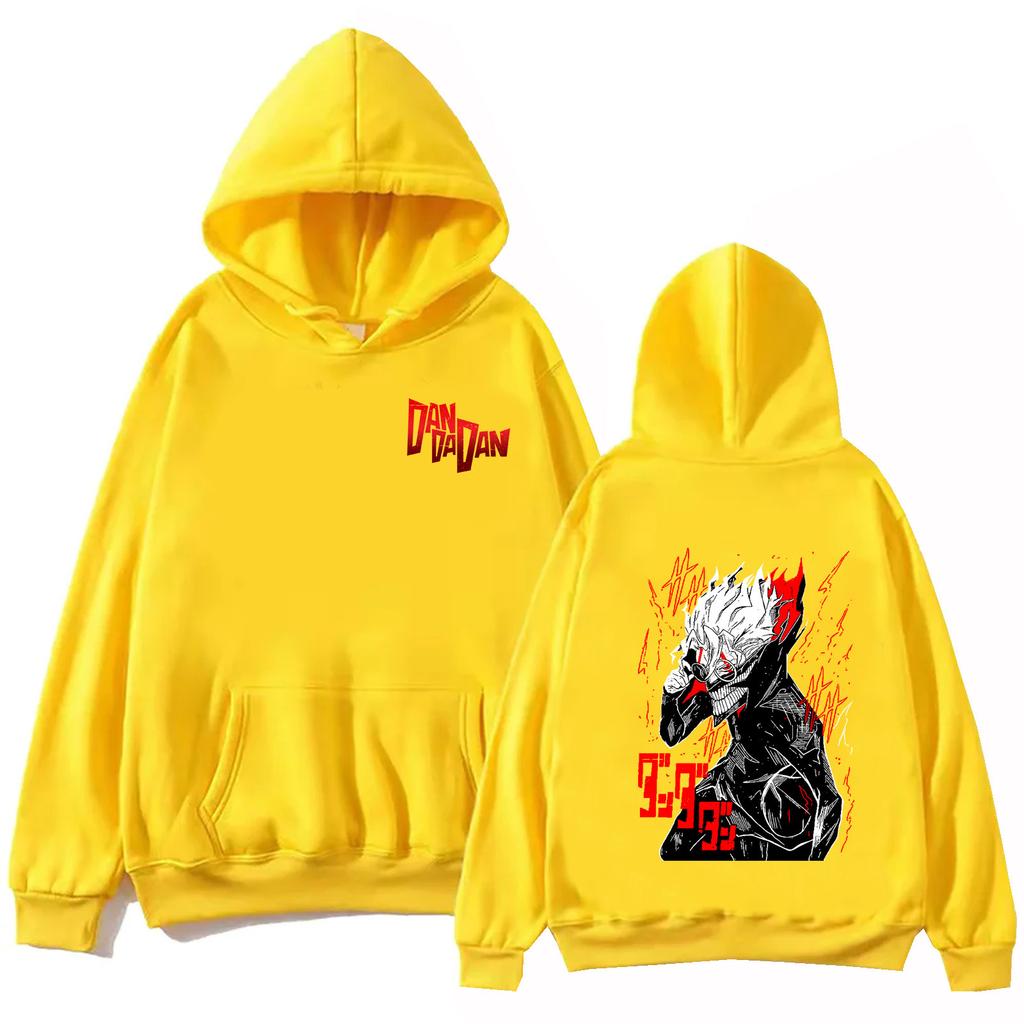 Dandadan Okarun Japanese Animation Hoodies Men Fashion Long Sleeve Sweatshirts Women Harajuku Streetwear Sudaderas