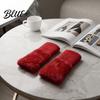 Flexible Half Finger Typing Gloves 1 Pair Fingerless Gloves Winter Warm Mittens Polyester Thermal for Women Soft Fuzzy Fleece Driving Writing