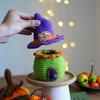 Creative Halloween Thread Crochet Material Little Green Doll Beginner Crochet Kit  Beginners