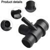 Engine Temperature Regulator BLACK Thermostat Housing Hassle-Free tallation Resistant To Rust Automotive Repair