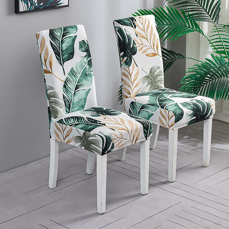 Chair Covers Set Of 1/2/4/6 Pcs, Parson Chair Slipcovers For Dining Room, Removable Kitchen Chair Cover For El And Ceremony
