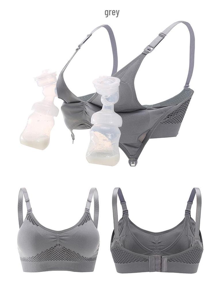 Wire-Free Front Open Maternity & Nursing Bra for Pregnancy, Postpartum, Breastfeeding