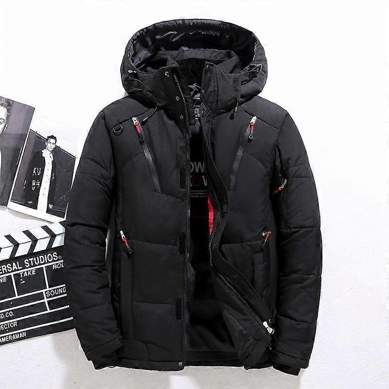 Winter Down Jacket Men's Short Sports Outdoor Windproof, Plush and Thickened Winter Jacket