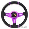 ALTEED Sports Steering Deep Cone Model Purple Spoke X Carbon Design External Car Steering Wheel 350